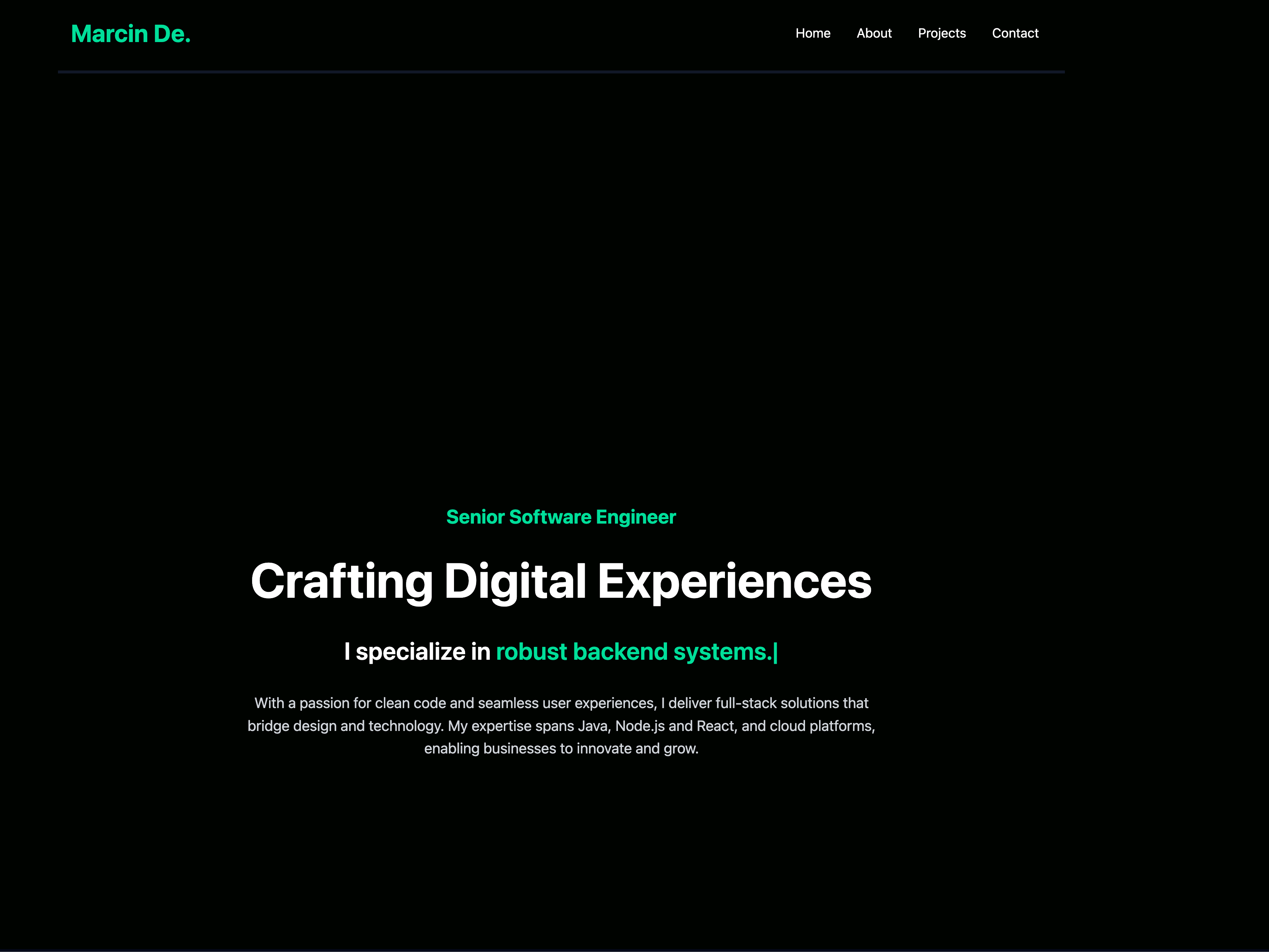 Web Portfolio